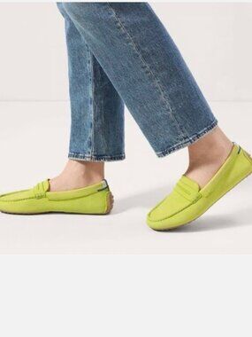 Rothy's The Driver Slip-On Loafers Limon Size 10